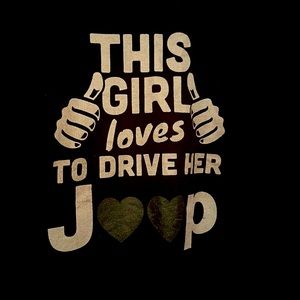 Vintage Jeep girl T-shirt